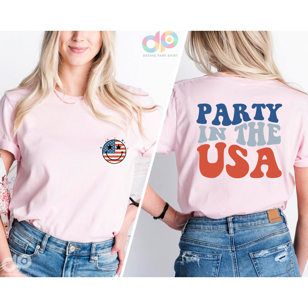 Party In The Usa Shirt, Vintage America Flag Shirt, 4th of July Shirt, Patriotic Shirt, Memorial Day Tee, Fourth of July, Independence Day - 5.jpg