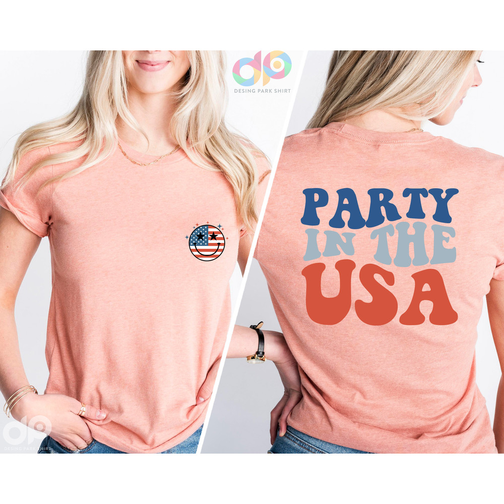 Party In The Usa Shirt, Vintage America Flag Shirt, 4th of July Shirt, Patriotic Shirt, Memorial Day Tee, Fourth of July, Independence Day - 7.jpg
