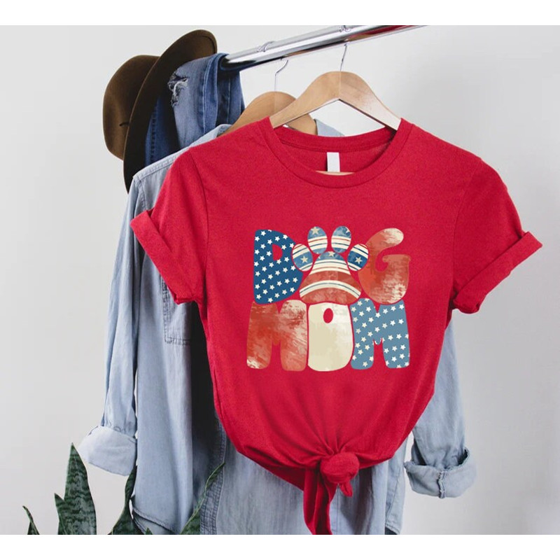 Patriotic Dog Mom Shirt,4th July Dog Mom Shirt,Leopard Dog Mama T-Shirt,Dog Lover Shirt,Independence Day Shirt,US Flag Shirt,Gifts For Mom - 4.jpg