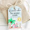 Tropical Christmas Gift Tag Template, Printable Summer Holiday Party Favor Tag, Warmest Wishes Tag, Beach Christmas Tags, Instant Download - 5.jpg
