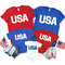 USA T-shirt, American Shirts, 4th of July Gifts, Fourth of July Apparel, 4th of July Outfits, USA Shirts, 4th of July Family Shirts - 4.jpg