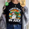 Vintage Melting Snowman Shirt, Funny Christmas in July Shirt, Hawaiian Christmas, Christmas in Summer Gift - 2.jpg