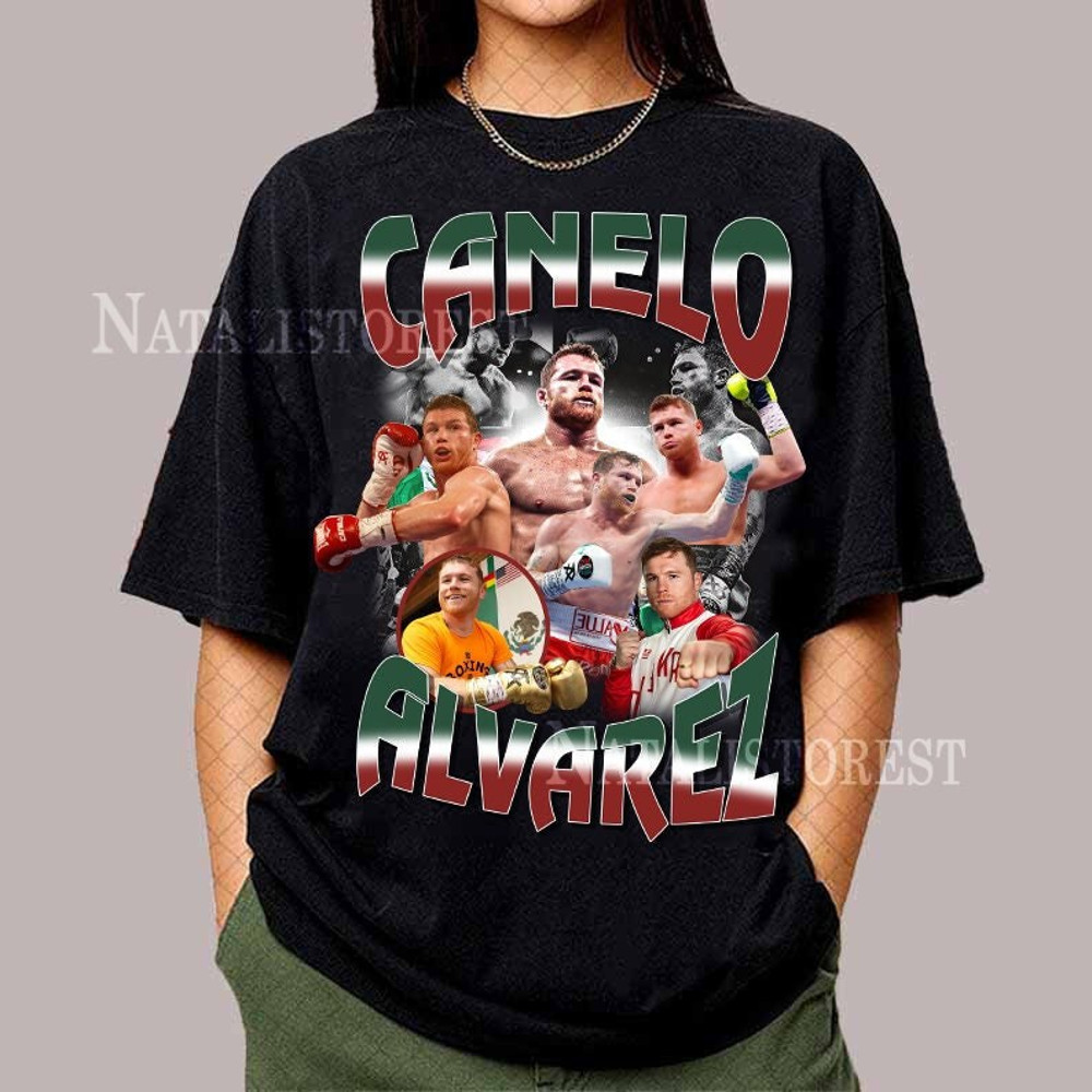 Canelo Alvarez Vintage Shirt, Boxing Shirt, Classic 90s Graphic Tee, Vintage Bootleg, Gift For Him Shirt, Canelo Alvarez Shirt - 1.jpg