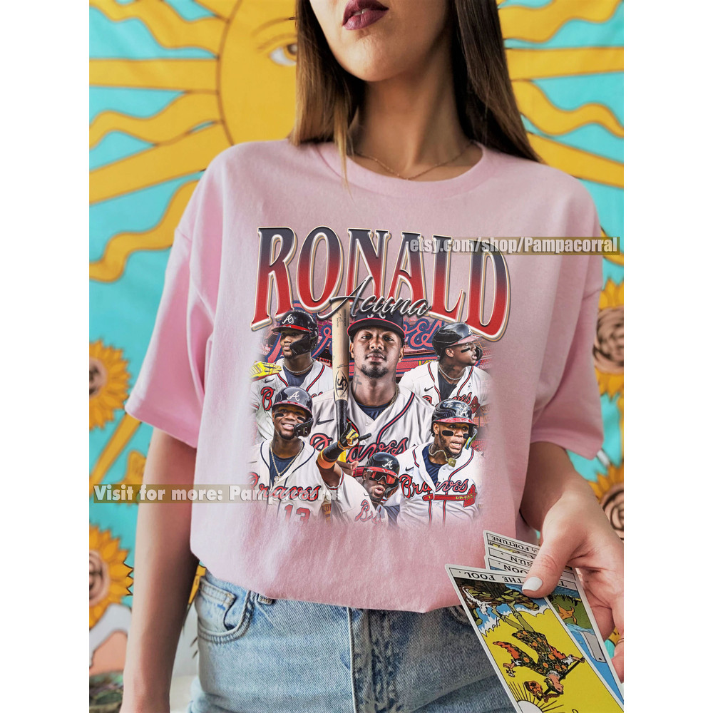Ronald Acuna Jr Shirt, Baseball shirt, Classic 90s Graphic Tee, Unisex, Vintage Bootleg, Gift, Retro - 3.jpg