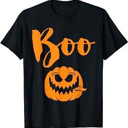 halloween shirt pumpkin orange boo