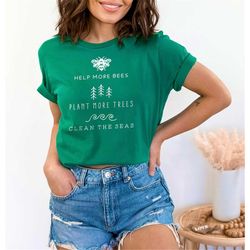bee shirts for earth day, save the bees shirt, earth day shirt, beekeeper shirt, botanical shirt, gardening shirt gifts,