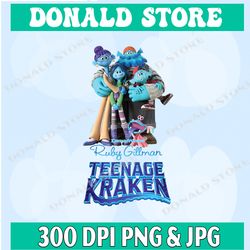 dreamworks ruby gillman, teenage kraken the gillmans png, igital file, instant download, teenage kraken image, teenage
