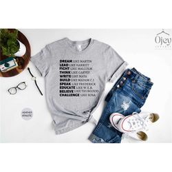 black history month shirt, dream like martin, civil rights shirt, black history gift, black lives matter shirt, blm shir