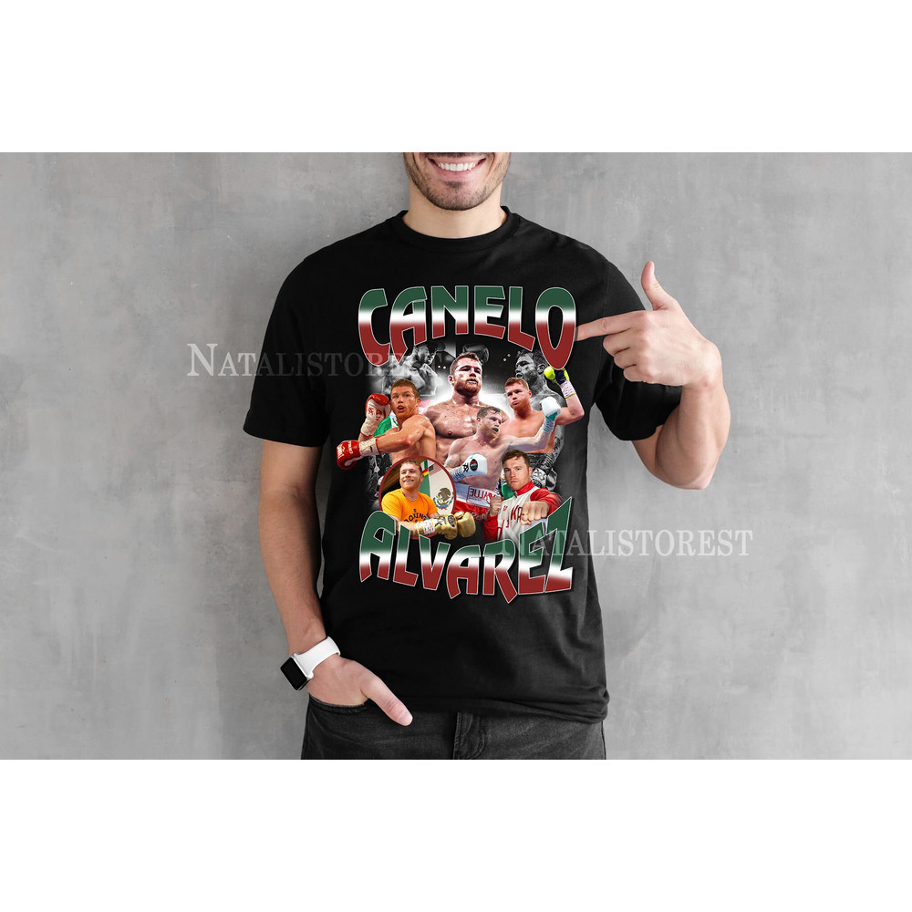 Canelo Alvarez Vintage Shirt, Boxing Shirt, Classic 90s Graphic Tee, Vintage Bootleg, Gift For Him Shirt, Canelo Alvarez Shirt - 3.jpg