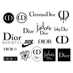 dior svg, dior logo svg, dior bundle svg, dior vector, dior clipart, dior pattern, christian dior svg, fashion brand svg