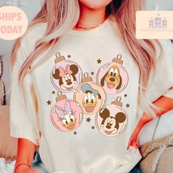 vintage mickey and friend christmas shirt,disney ears christmas shirt,disney christmas shirt,disney trip shirt,disney f