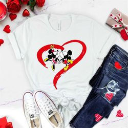 mickey and minnie kiss shirt tee, disney shirt, disney tee, minnie-mickey love, disney tank, disney family shirt, disney