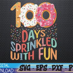 100 days of school girls kindergarten 100th day of school svg, eps, png, dxf, digital download