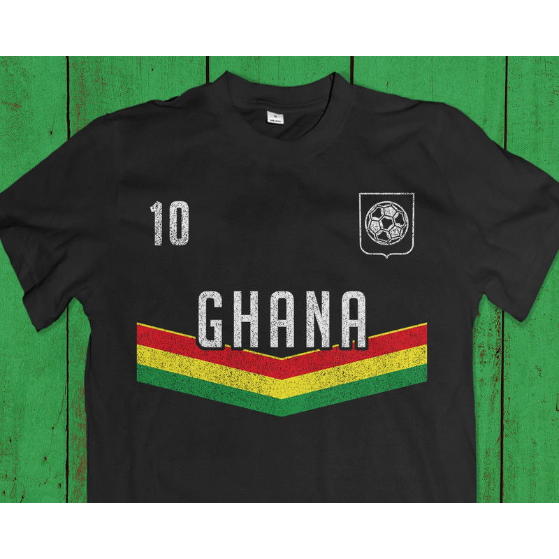 Ghana Soccer Shirt, Mens African Personalised Tee, Boys Black Stars Shirt, Ghanaian Gift #321 - 2.jpg