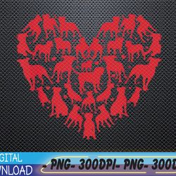 Funny Love Heart American Bulldog Valentine's Day PNG, Digital Download