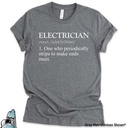 electrician t-shirt, electrician gift, electrician shirt, gifts for electrician, periodically strips, electrician gifts