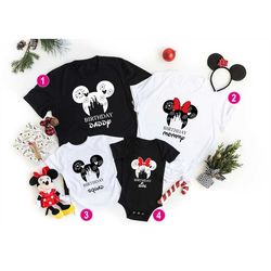 disney birthday shirt, disney birthday family shirts, custom shirt, birthday squad, birthday boy,birthday girl,party shi