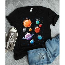 solar system shirt, space gift, outer space shirt, planets shirt, astronaut space stars shirt, space lover gift, planet