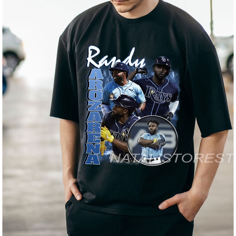 Randy Arozarena Vintage Shirt, Baseball Shirt, Classic 90s Graphic Tee, Vintage Bootleg, Gift For Woman and Man Shirt, Randy Arozarena Shirt - 3.jpg