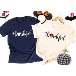 Cute Fall Disney Thanksgiving Shirts | Fall Thanksgiving T Shirt Disney Trip, Family Thanksgiving Shirts, Funny Thanksgi
