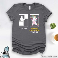 special education teacher shirt, dabbing unicorn teacher gifts, teacher unicorn, gifts for teachers, special education u