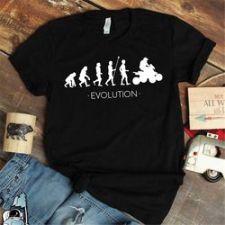atv shirt, off road quad gift, evolution of a atv, atv gift, atv print, atv t-shirt, quad shirt, quad t-shirt, 4 wheeler