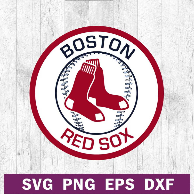 Boston red sox baseball team logo SVG