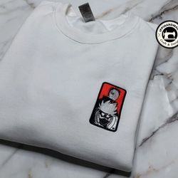 hatake kakashi naruto anime custom embroidered sweatshirt, anime custom embroidered sweatshirt, custom anime embroidered
