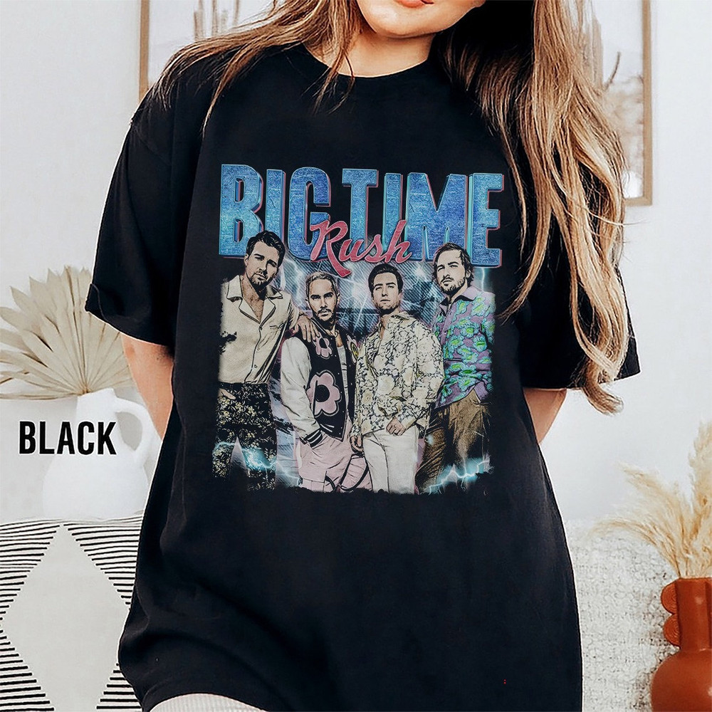 Comfort Colors® Big Time Rush Band Shirt, 2023 Can't Get Enough Tour Shirt, Big Time Rush 90s Vintage T-shirt, BTR Bootleg Gift for Fans - 2.jpg
