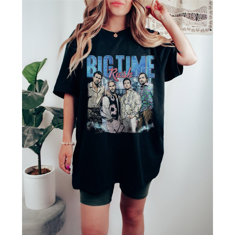 Comfort Colors® Big Time Rush Band Shirt, 2023 Can't Get Enough Tour Shirt, Big Time Rush 90s Vintage T-shirt, BTR Bootleg Gift for Fans - 3.jpg