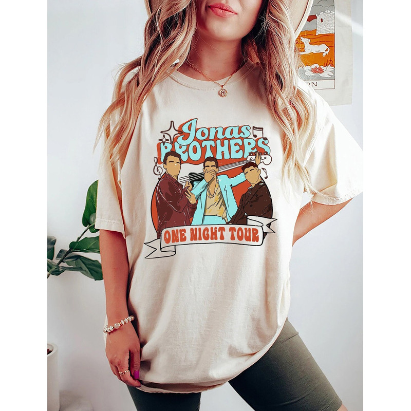 Comfort Colors® Jonas Brother Vintage shirt, Jonas Brothers Comfort Colors Shirt, Jonas Brother Merch, Jonas Brothers Tour Shirt - 4.jpg