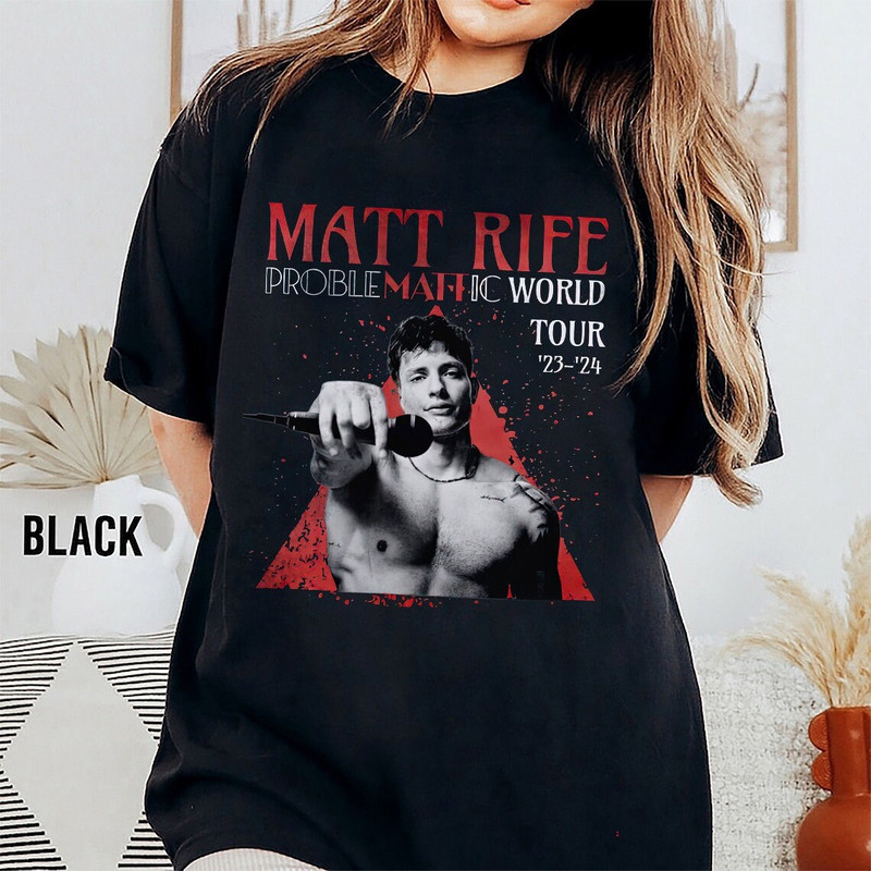 Comfort Colors® Matt Rife Shirt, Matt Rife Problematic Tour Shirt - 2.jpg