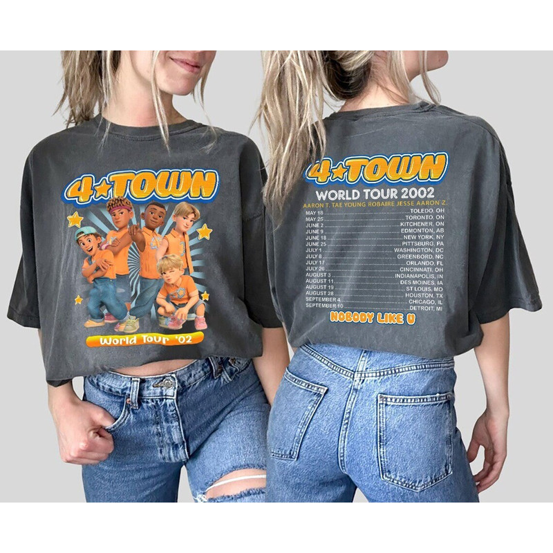 Comfort Colors® Turning Red 4 TOWN 2002 Tour Shirt, 4Town Shirt, Turning Red Pixar Shirt - 1.jpg