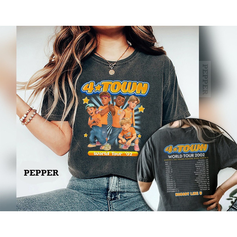 Comfort Colors® Turning Red 4 TOWN 2002 Tour Shirt, 4Town Shirt, Turning Red Pixar Shirt - 2.jpg