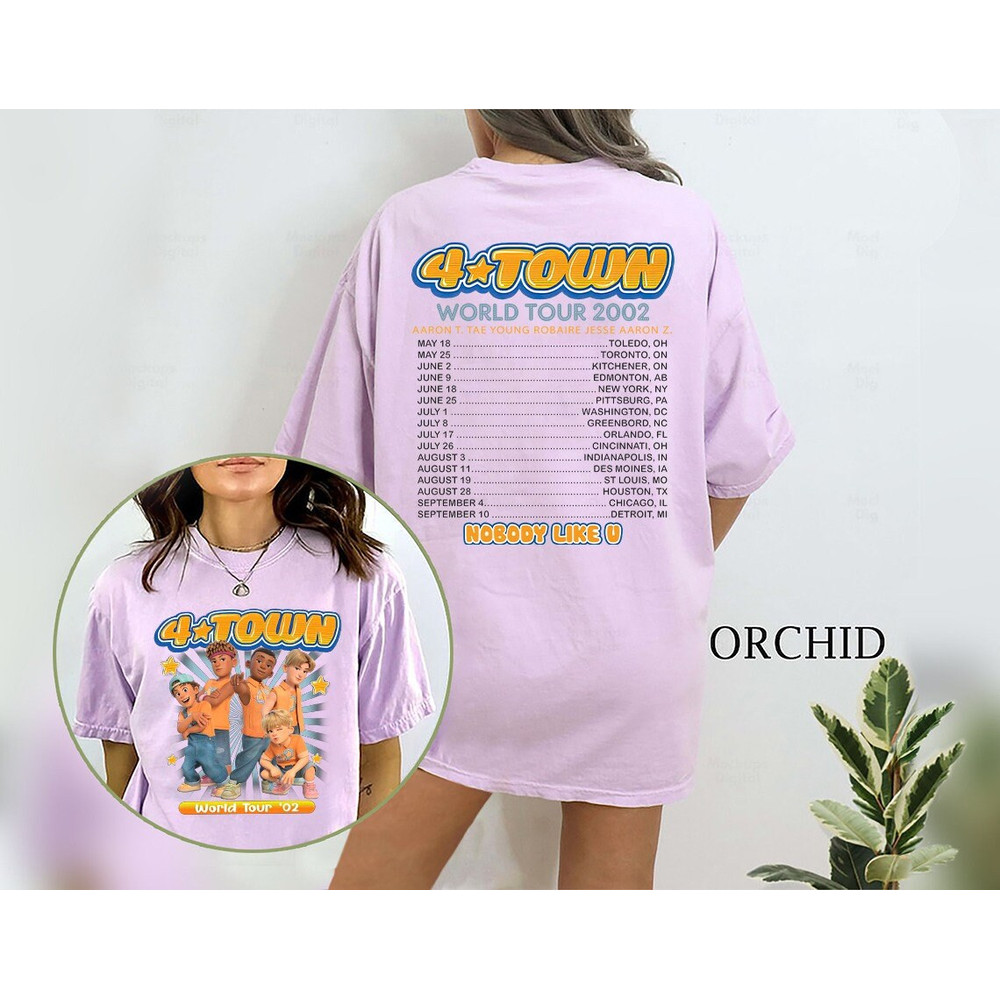 Comfort Colors® Turning Red 4 TOWN 2002 Tour Shirt, 4Town Shirt, Turning Red Pixar Shirt - 3.jpg