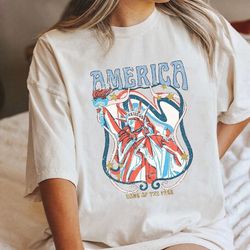 red white bluey shirt, bluey bingo 4th of july shi
