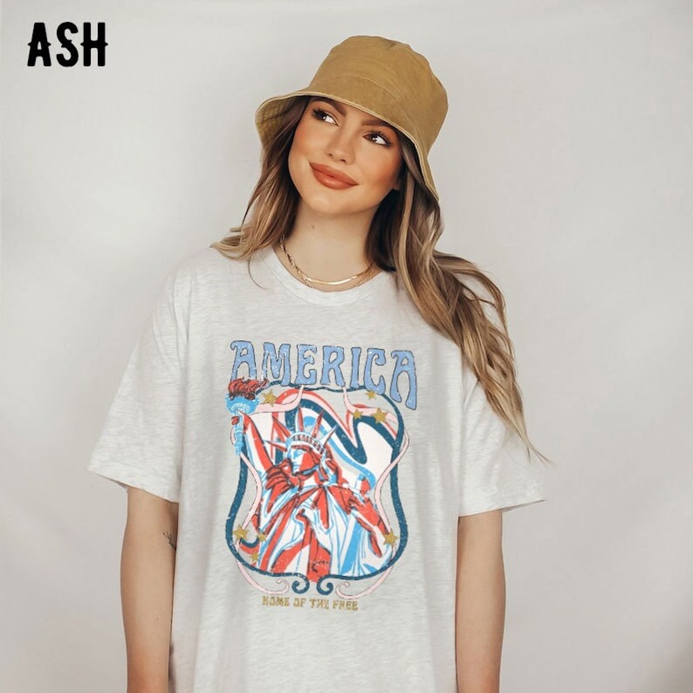 Retro 4th Of July Shirt, America Home of Free Shirt,4th of July Shirt, Fourth of July Shirt, Independence Day Shirt - 3.jpg