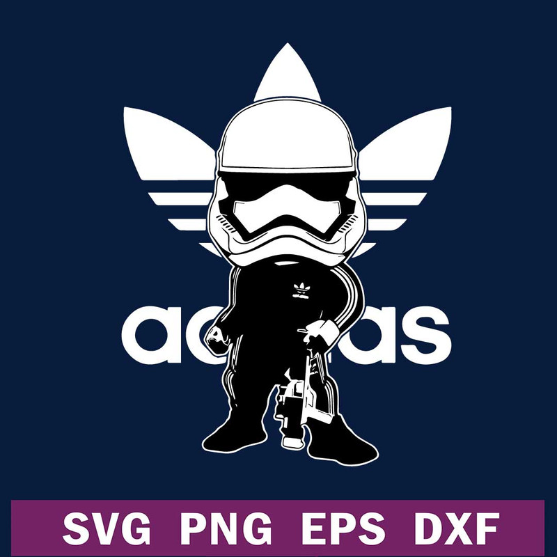 Stormtrooper star wars addidas SVG