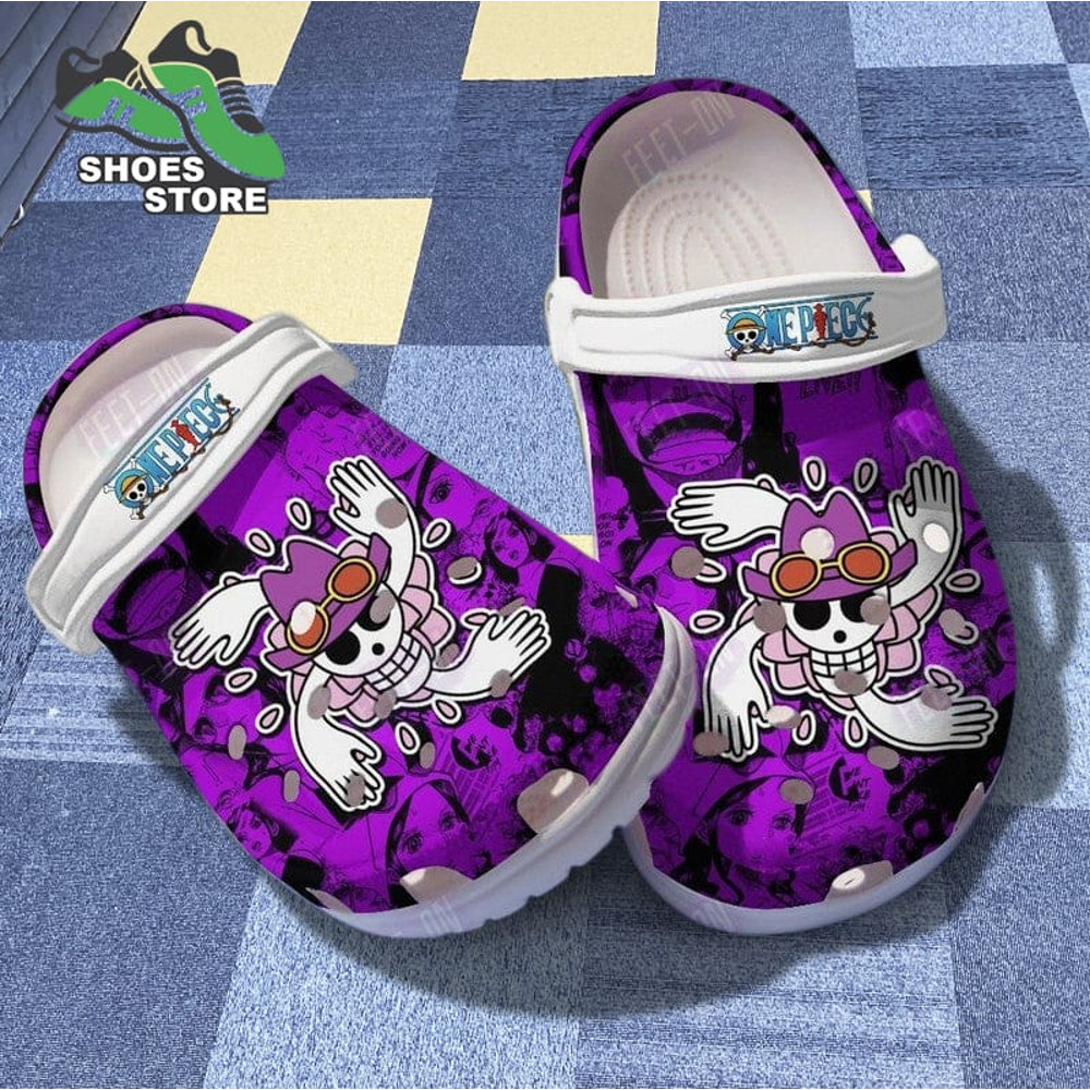 Anime One Piece Nico Robin Icons Purple Crocs Shoes.jpg