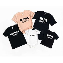 dinosaur party shirts, dinosaur family shirt, mamasaurus tee, baby dinosaur, daddysaurus shirt, sistersaurus shirt, brot