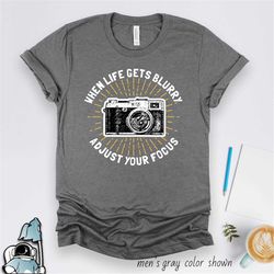 Photography Shirt, Adjust Your Focus Photographer Gift, Camera Shirt, Photographer Shirt, Funny Photographer Gift, Gifts