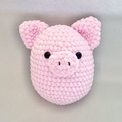 Crochet pig pattern Amigurumi pig pattern Crochet plushies pattern Crochet animals pattern Crochet plush pig pattern