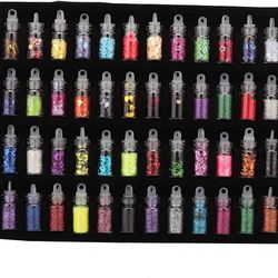 48 bottles of color glitter sequin powder decoration diy jewelry