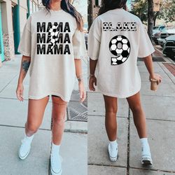 custom soccer mom shirt, kid name mom soccer tee,