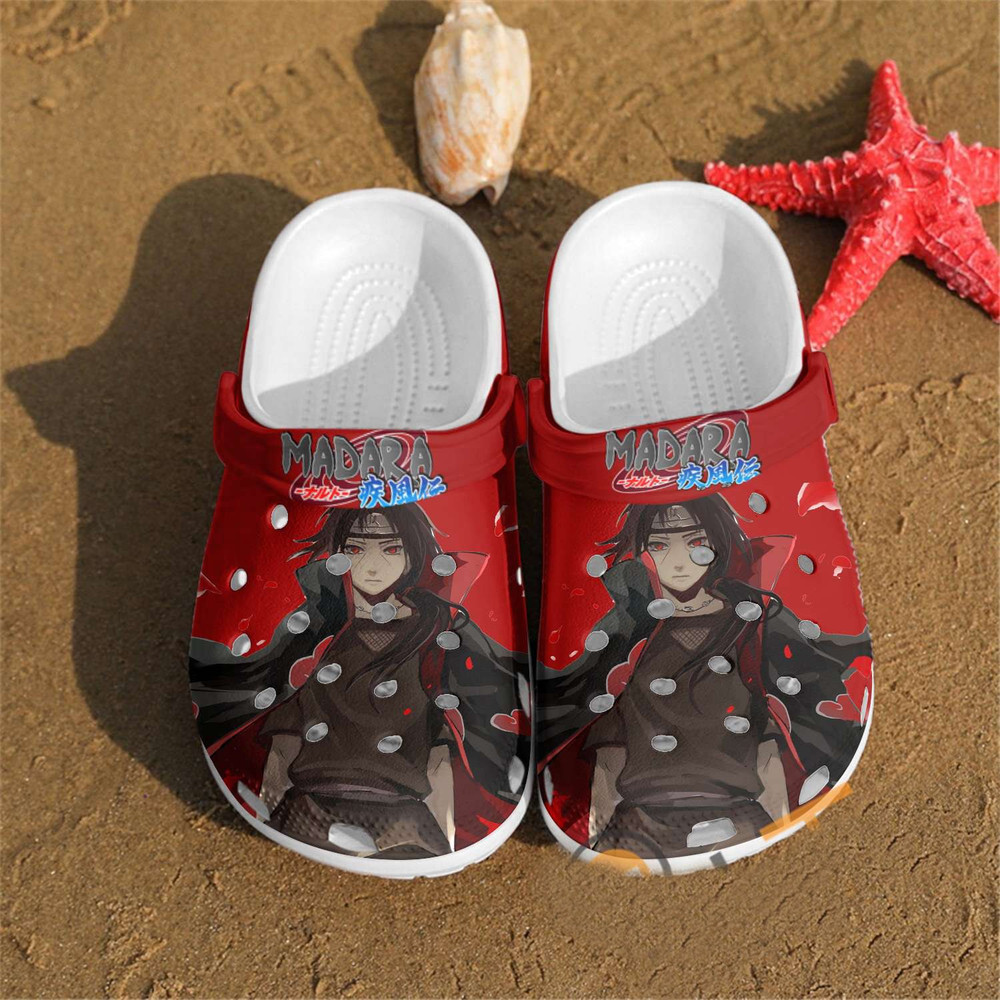 Anime Uchiha Madara Style Crocs Clog Shoes.jpg