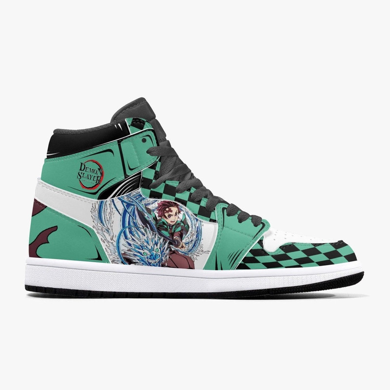 Demon Slayer Hashibira Inosuke JD1 Shoes, Demon Slayer Hashibira Inosuke Jordan 1 Shoes