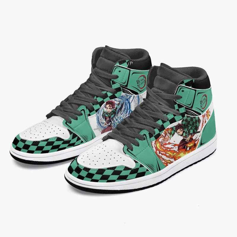 Demon Slayer Hashibira Inosuke JD1 Shoes, Demon Slayer Hashibira Inosuke Jordan 1 Shoes