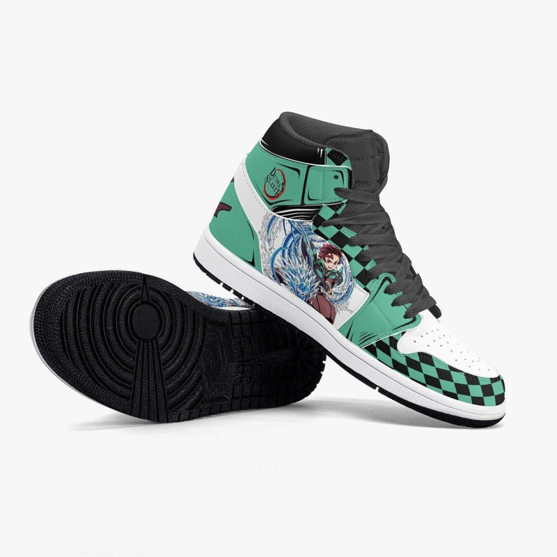 Demon Slayer Hashibira Inosuke JD1 Shoes, Demon Slayer Hashibira Inosuke Jordan 1 Shoes