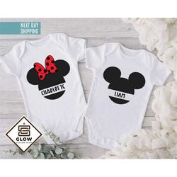 mickey and minnie shirt, mickey head shirt, disneyworld shirt, custom disney tee, minnie mouse shirt, disney trip shirt,