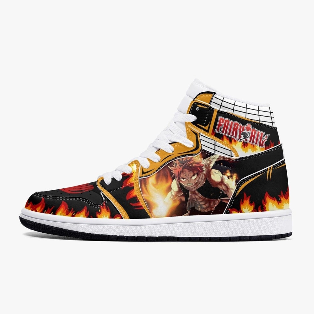 Fairy Tail Natsu Dragneel JD1 Shoes, Fairy Tail Natsu Dragneel Jordan 1 Shoes